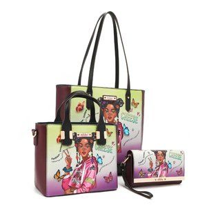 Alyssa Dreams Tote Bag 3-Piece Set NK12242